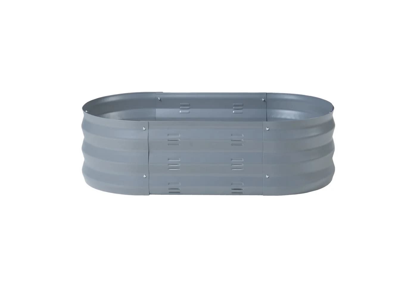 casa.pro Hochbeet Alfedena Oval Anthrazit Verzinkter Stahl - Bild 4