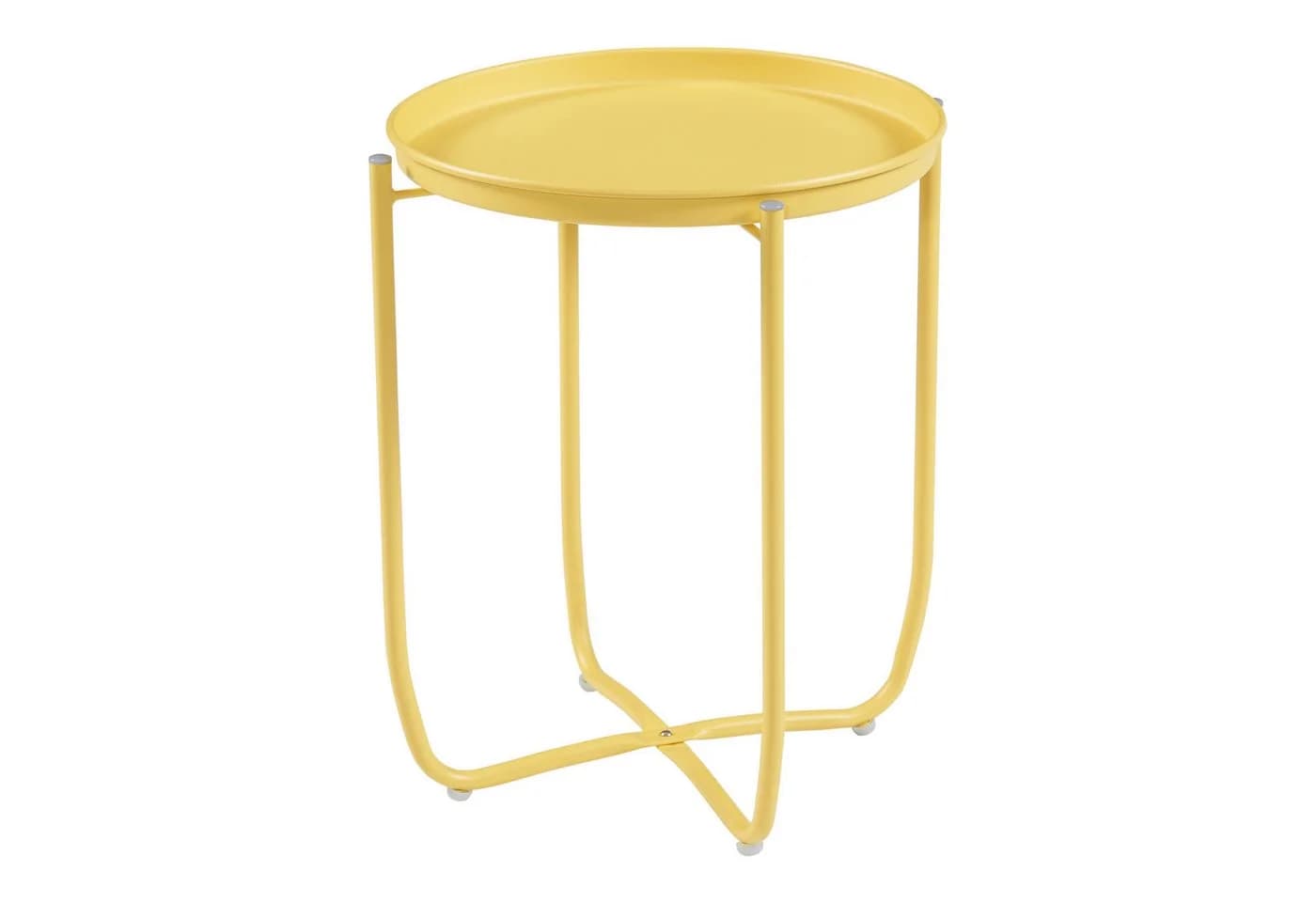 en.casa Tabletttisch Sandefjord Gelb Modern - Bild 2