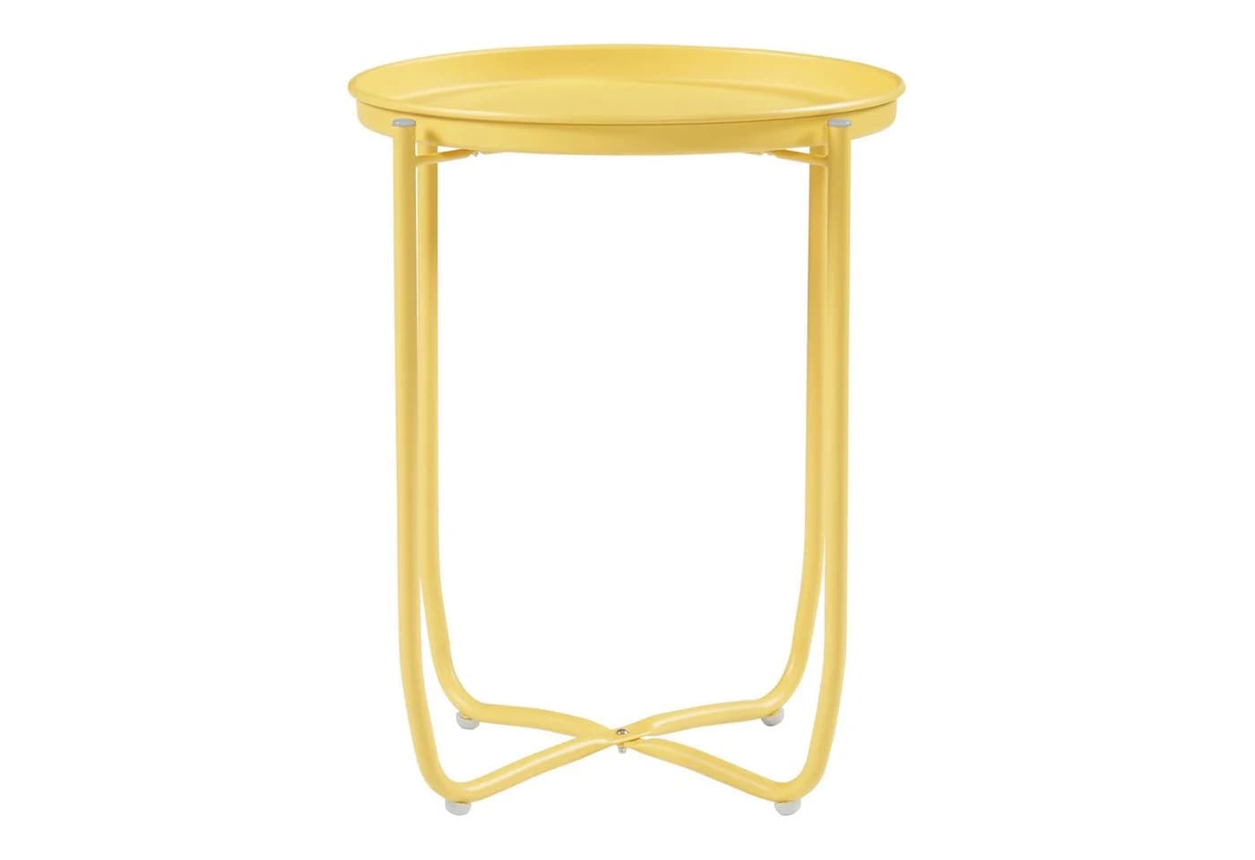 en.casa Tabletttisch Sandefjord Gelb Modern - Bild 4