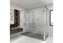 neu.haus Wandpaneel Set 4-tlg. Duschrückwand White Marble PVC Bild 2