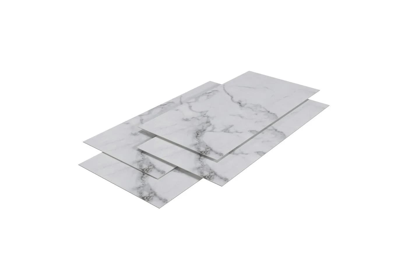 neu.haus Wandpaneel Set 4-tlg. Duschrückwand White Marble PVC - Bild 5