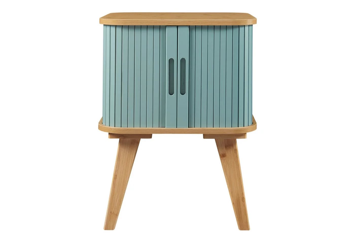 en.casa Beistelltisch Tysvær Bambus Blau - Bild 5