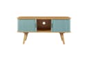 en.casa TV-Schrank Tysvær Bambus/Blau Bild 5
