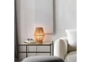 lux.pro Nachttischlampe Arundel E27 Holzoptik/Juteseil Bild 1