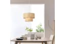 lux.pro Hängeleuchte Ascot Ø30 cm Rattanoptik Bild 1
