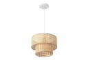 lux.pro Hängeleuchte Ascot Ø30 cm Rattanoptik Bild 2