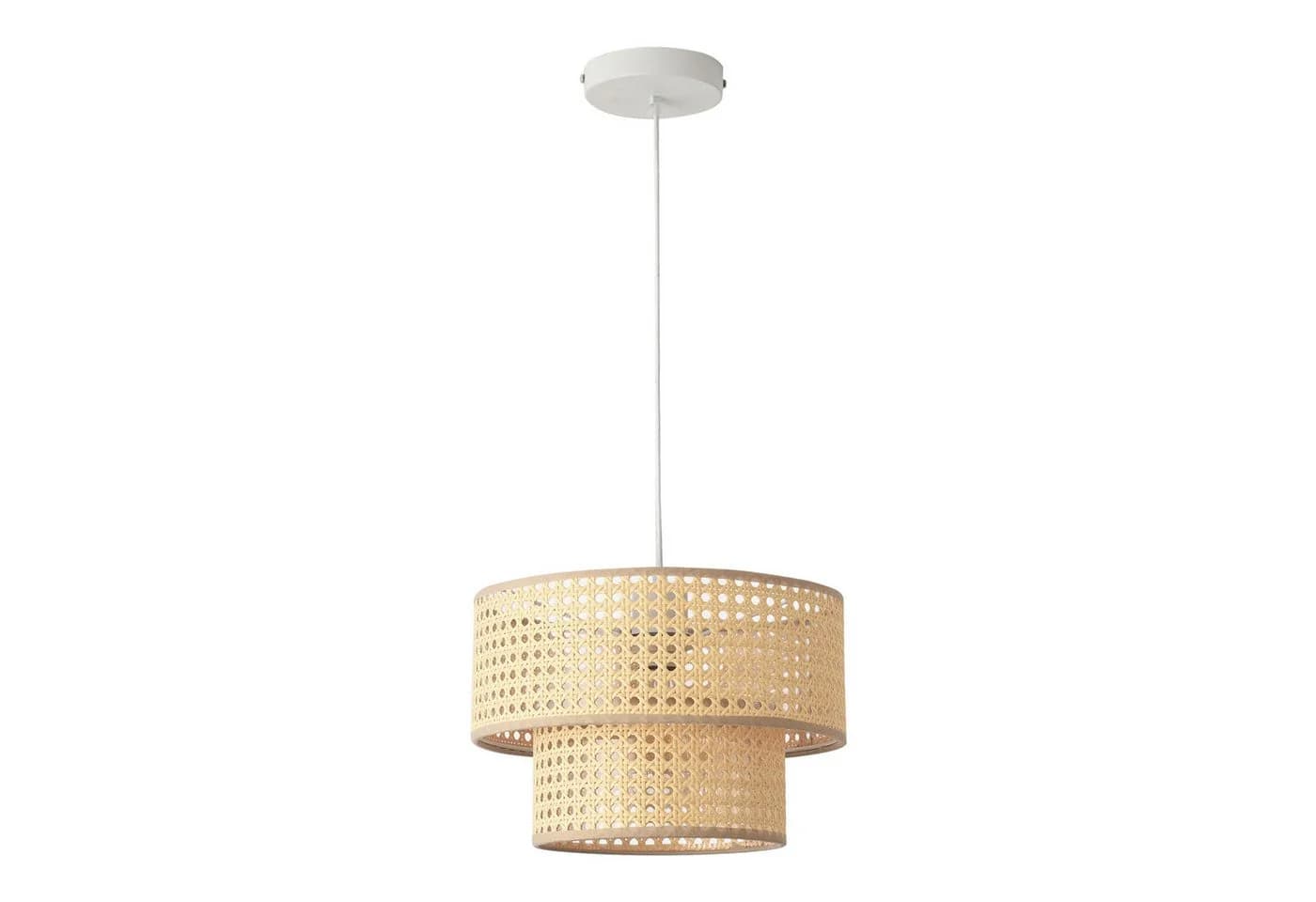 lux.pro Hängeleuchte Ascot Ø30 cm Rattanoptik - Bild 5