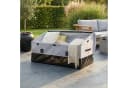 casa.pro Auflagenbox mit Plane Grau Schwarz Stahl Bild 2