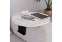en.casa Couchtablett verstellbar Creme Spanplatte Bild 4
