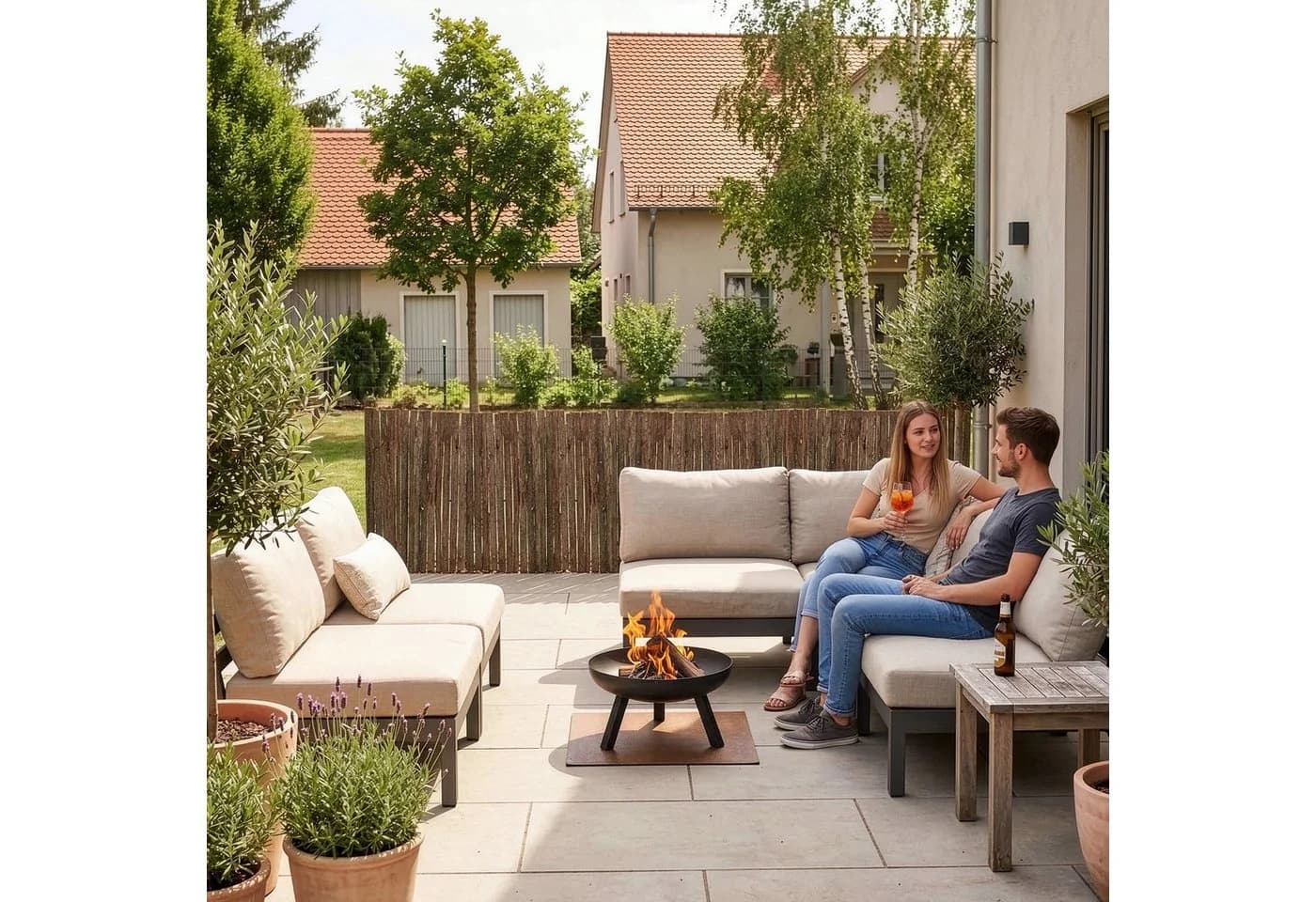 casa.pro Gartenzaun »Zamora« Rindenzaun 300 x 100 cm - Bild 5