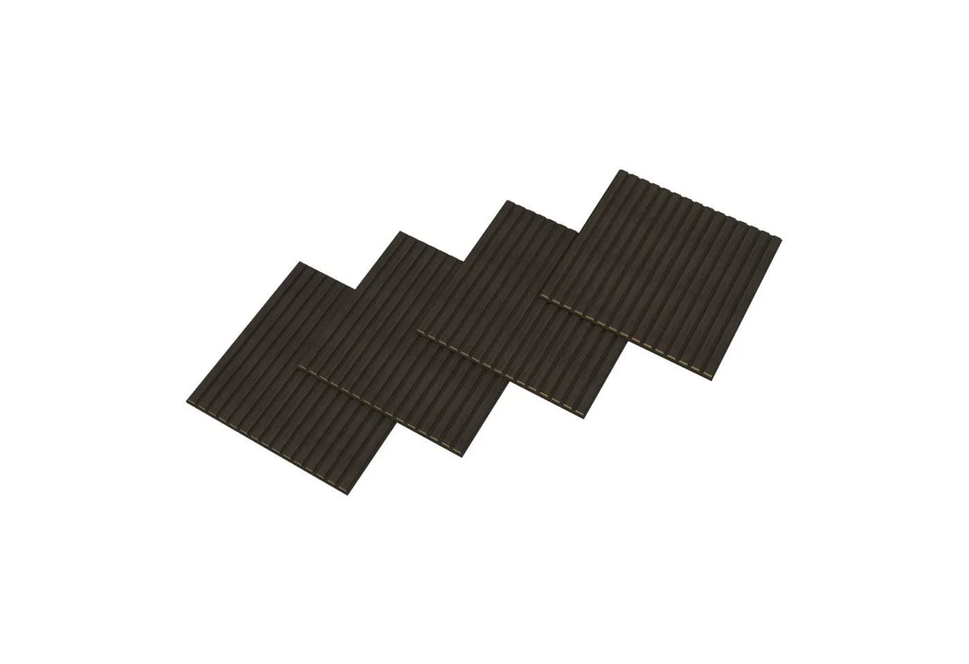 neu.holz 3D Wandpaneel Set 4-tlg. Vang Grau Eichenoptik - Bild 3