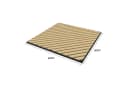 neu.holz 3D Wandpaneel Set 4-tlg. Vang Eichenoptik Akustiklamellen Bild 5