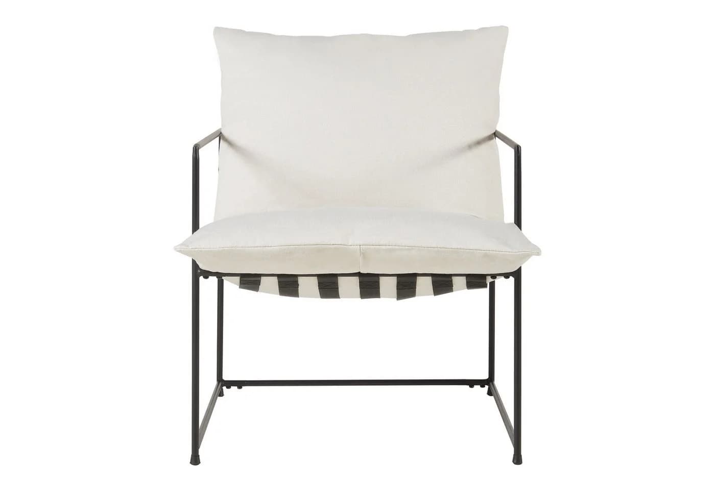 en.casa Loungesessel Utsjoki Schwarz/Beige - Bild 5