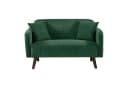 en.casa Sofa 2-Sitzer Midt Cord Grün Bild 4