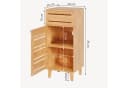 en.casa Midischrank Epind Bambus Natur mit Magnetverschluss Bild 4