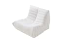 en.casa Sitzsack Kodsø mit Rückenlehne Mikrofaser Beige Bild 5