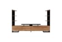 en.casa TV-Schrank Rauki Schwarz/Mango-Holzoptik Bild 5