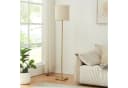 lux.pro Stehlampe Fildholm 157 cm Messingfarben Leinenoptik Bild 3