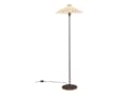 lux.pro Stehlampe Appledore Braun/Weiß Metall E27 Bild 2
