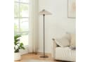 lux.pro Stehlampe Appledore Braun/Weiß Metall E27 Bild 3