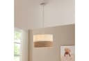 lux.pro Hängeleuchte Barton Weiß/Leinenoptik Bild 1