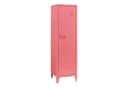 en.casa Spind Kurikka 137x38x38cm abschließbar Stahl Wassermelonenrot Bild 5