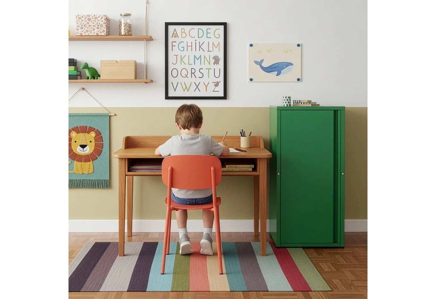 en.casa Mehrzweckschrank Burlöv Apfelgrün - Bild 3