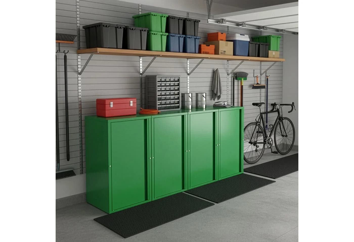 en.casa Mehrzweckschrank Burlöv Apfelgrün - Bild 5
