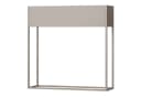 en.casa Blumenkasten Joensuu Hochbeet 80x80x25cm Stahl Grau Bild 2