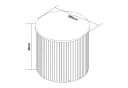 en.casa Couchtisch Ledepid Bambus MDF Natur Bild 5