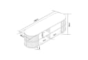 en.casa TV-Schrank Fernsehtisch Jarvenpaa 140x40x50 cm Bambus Bild 4