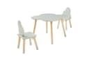 en.casa Kindersitzgruppe 3-tlg. Epim Wolkendesign Mintgrün Bild 3