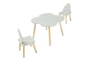 en.casa Kindersitzgruppe 3-tlg. Epim Wolkendesign Mintgrün Bild 5