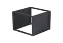 en.casa Wandregal Set 4-tlg. Nostened Quadratisch Stahl Schwarz Bild 5