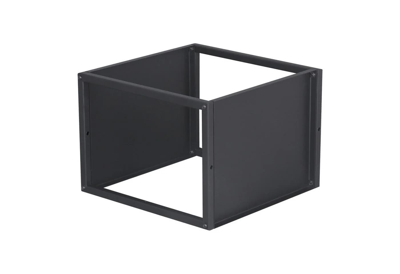 en.casa Wandregal Set 4-tlg. Nostened Quadratisch Stahl Schwarz - Bild 5