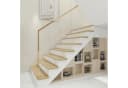 neu.holz Treppenstufen-Set 8-tlg. Eichenoptik PVC Bild 1