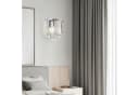 Lux.pro Alnwick Wandleuchten-Set Chromfarben mit Kunstkristallen Bild 1