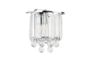 Lux.pro Alnwick Wandleuchten-Set Chromfarben mit Kunstkristallen Bild 4