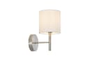 lux.pro Wandleuchte Winsford E14 Metall Textil 2-tlg. Set Bild 3