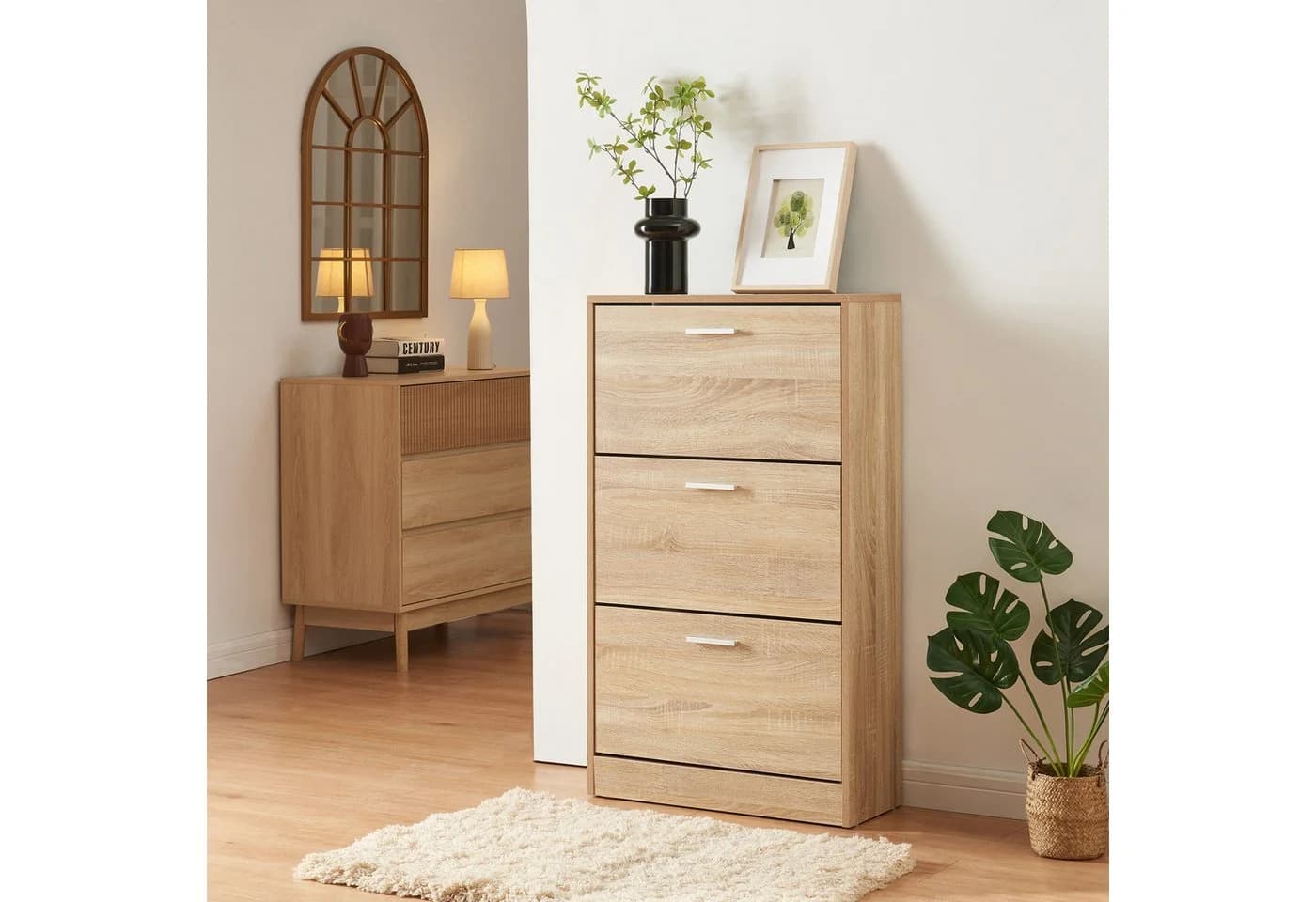 en.casa Schuhschrank Sykkylven Schuhkipper - Bild 3