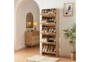 en.casa Schuhschrank Sykkylven Schuhkipper 5 Klappen Sonoma-Eiche Bild 1