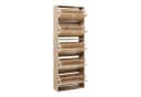 en.casa Schuhschrank Sykkylven Schuhkipper 5 Klappen Sonoma-Eiche Bild 5