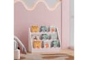 en.casa Kinderregal Vestnes Cotton Candy/Weiß Bild 1