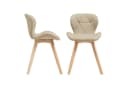 en.casa Esszimmerstuhl 2er Set Beige Kunstleder Bild 2