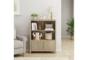 en.casa Highboard Lukkodso mit 2 Türen und 5 Fächern Eicheoptik Bild 1