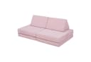 en.casa Spielsofa 5-tlg. Rosa Cord Bild 2