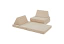 en.casa Spielsofa 5-teilig Beige Cord Bezug Flexibel Bild 5