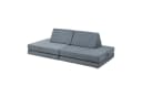 en.casa Kindersofa 5-tlg. Spielsofa Norhulta Cord Grau Bild 5