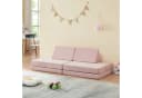 en.casa Kindersofa 5-teilig Rosa Bild 3