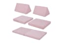 en.casa Kindersofa 5-teilig Rosa Bild 4